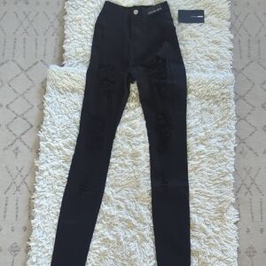 Fashion Nova Jet Black Denim
